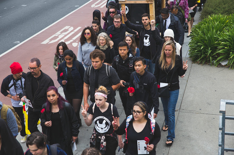 Funeral for farm animals at the Animal Liberation Conference 2018