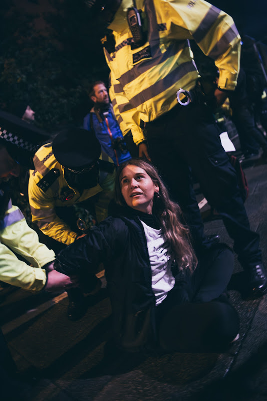 Activist Gets Arrested At Fish Market Protest