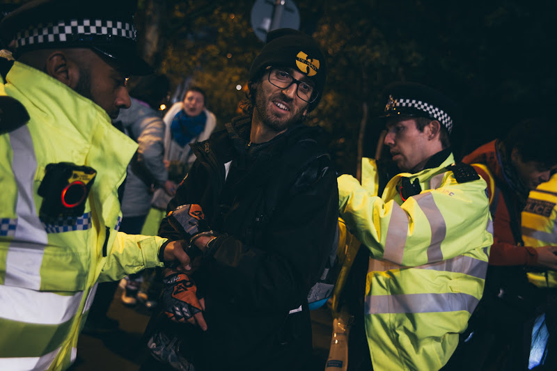 Activist Arrested By Police At Fish Market Protest