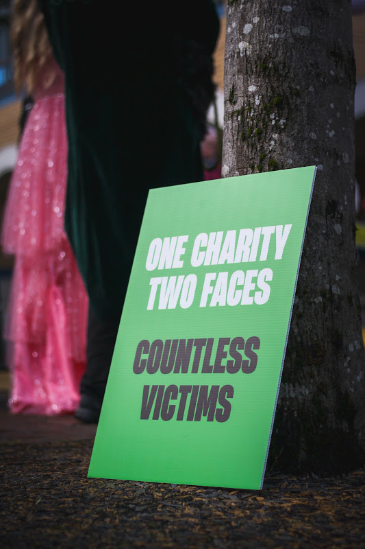 Placard at RSPCA Assured demo