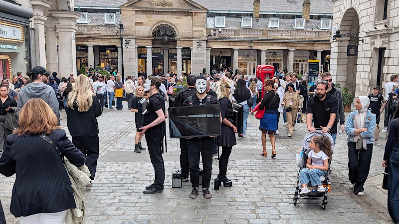Cube of Truth in Covent Garden Piazza, London